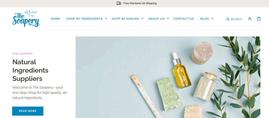 the soapery candle and soap supplier