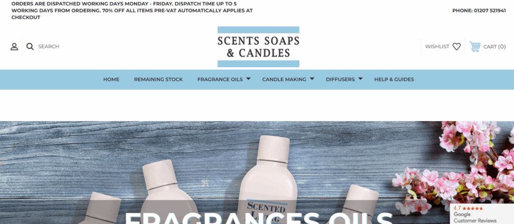 scents soaps and candles candle and soap making supplier